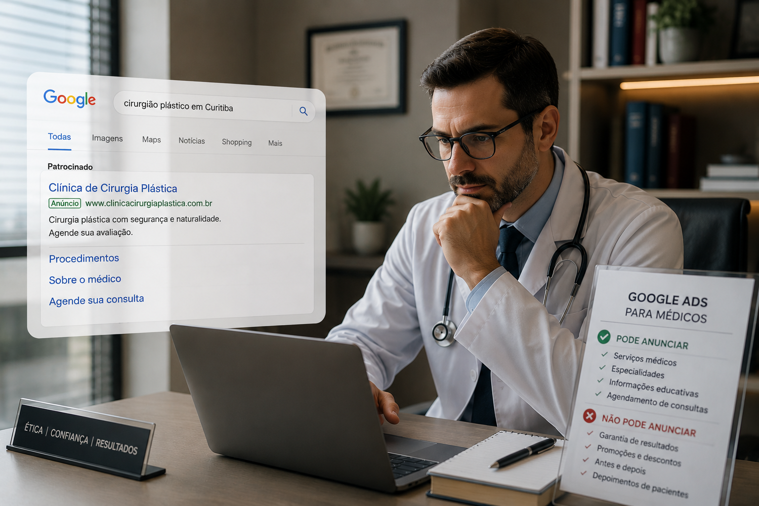 Google Ads para médicos: o que pode e o que não pode anunciar